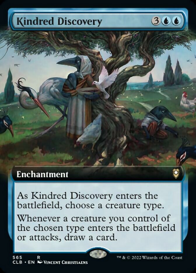 Kindred Discovery (Extended Art) [Commander Legends: Battle for Baldur's Gate] | Clutch Gaming