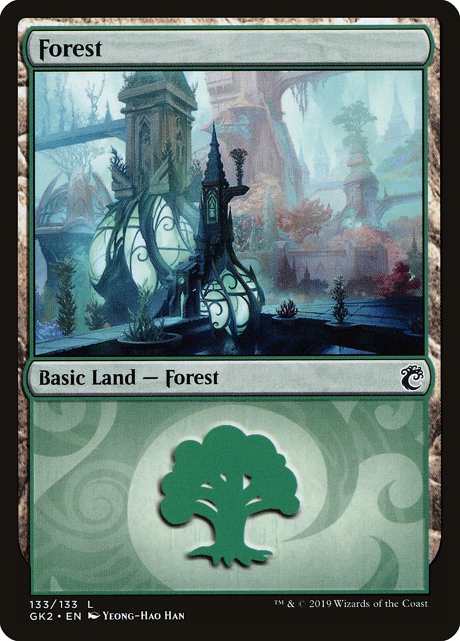 Forest (133) [Ravnica Allegiance Guild Kit] | Clutch Gaming