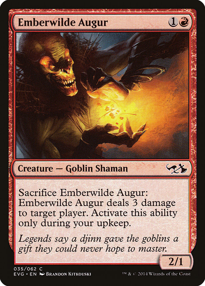 Emberwilde Augur (Elves vs. Goblins) [Duel Decks Anthology] | Clutch Gaming