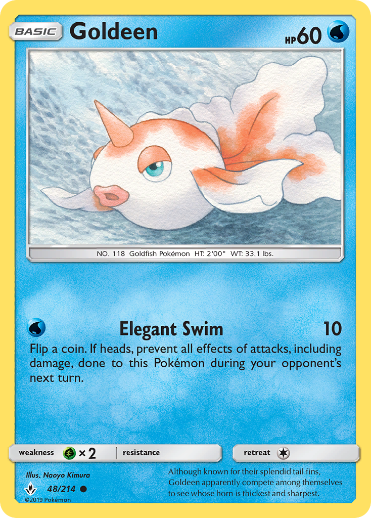 Goldeen (48/214) [Sun & Moon: Unbroken Bonds] | Clutch Gaming