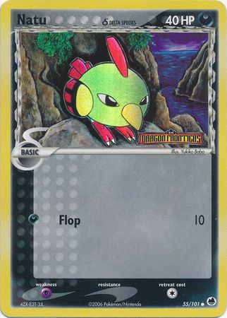 Natu (55/101) (Delta Species) (Stamped) [EX: Dragon Frontiers] | Clutch Gaming