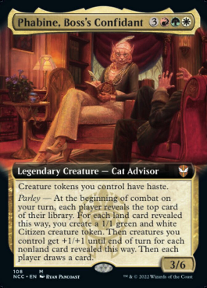 Phabine, Boss's Confidant (Extended Art) [Streets of New Capenna Commander] | Clutch Gaming