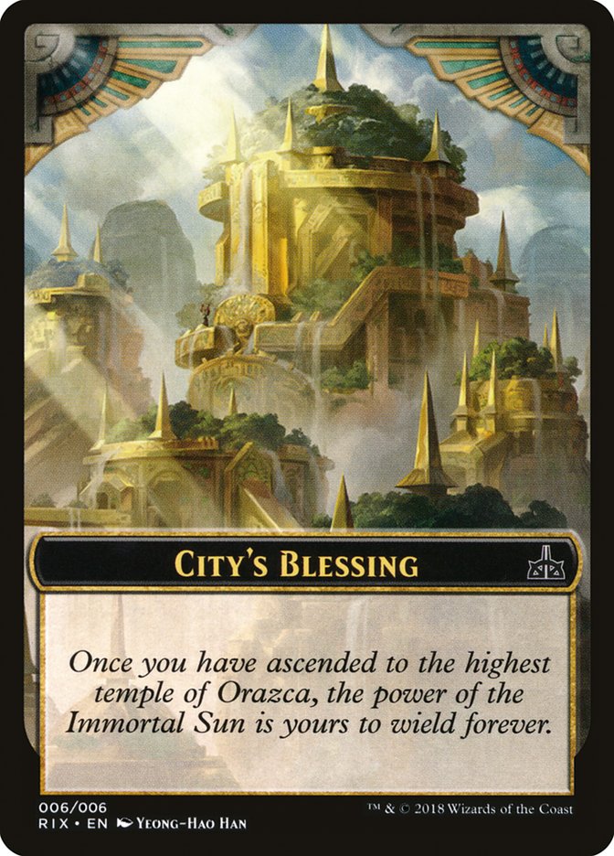 City's Blessing [Rivals of Ixalan Tokens] | Clutch Gaming