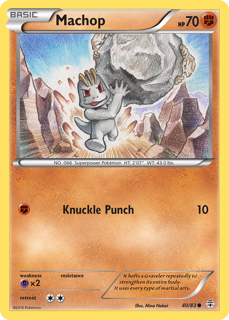 Machop (40/83) [XY: Generations] | Clutch Gaming