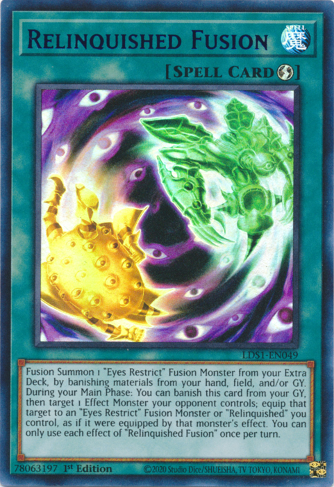 Relinquished Fusion (Purple) [LDS1-EN049] Ultra Rare | Clutch Gaming