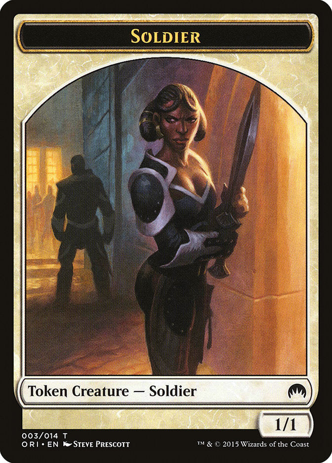 Soldier Token [Magic Origins Tokens] | Clutch Gaming