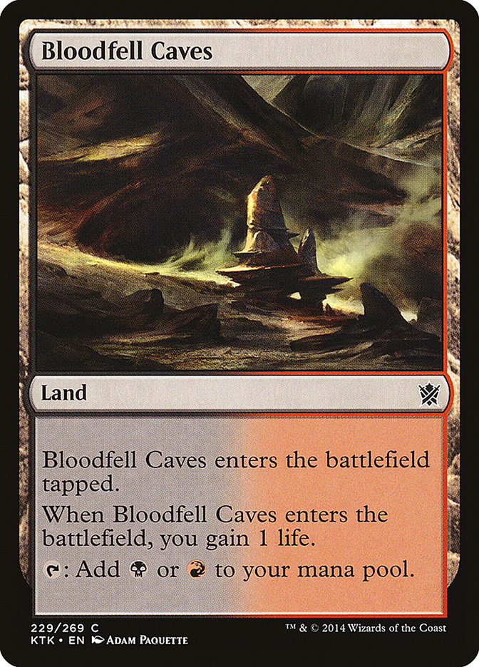 Bloodfell Caves [Khans of Tarkir] | Clutch Gaming