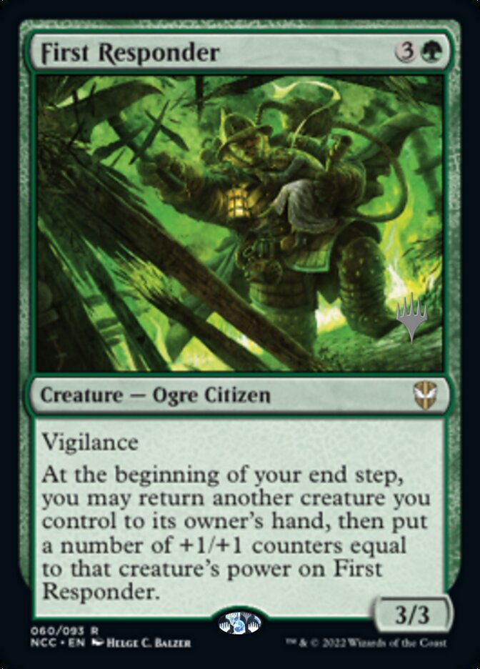 First Responder (Promo Pack) [Streets of New Capenna Commander Promos] | Clutch Gaming