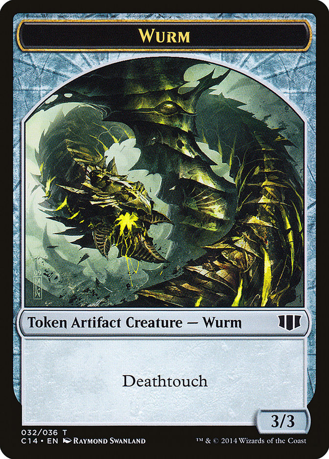 Wurm (032/036) // Goat Double-Sided Token [Commander 2014 Tokens] | Clutch Gaming