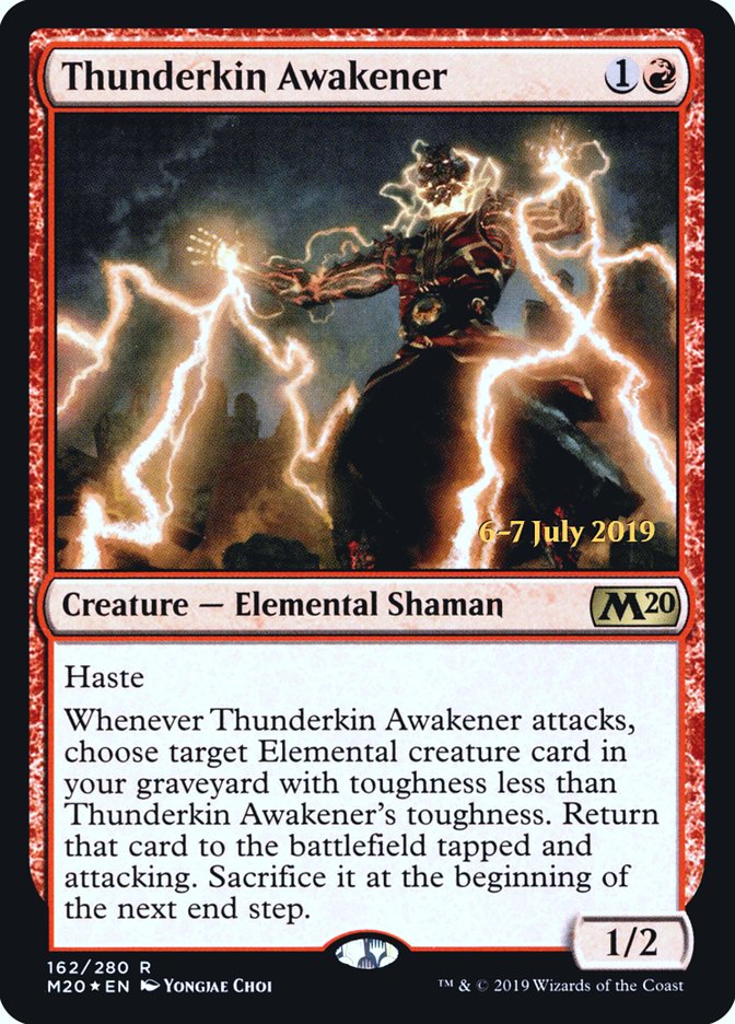 Thunderkin Awakener [Core Set 2020 Prerelease Promos] | Clutch Gaming