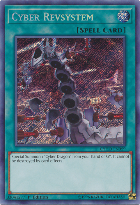 Cyber Revsystem [CYHO-EN059] Secret Rare | Clutch Gaming