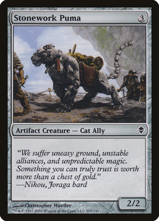 Stonework Puma [Zendikar] | Clutch Gaming