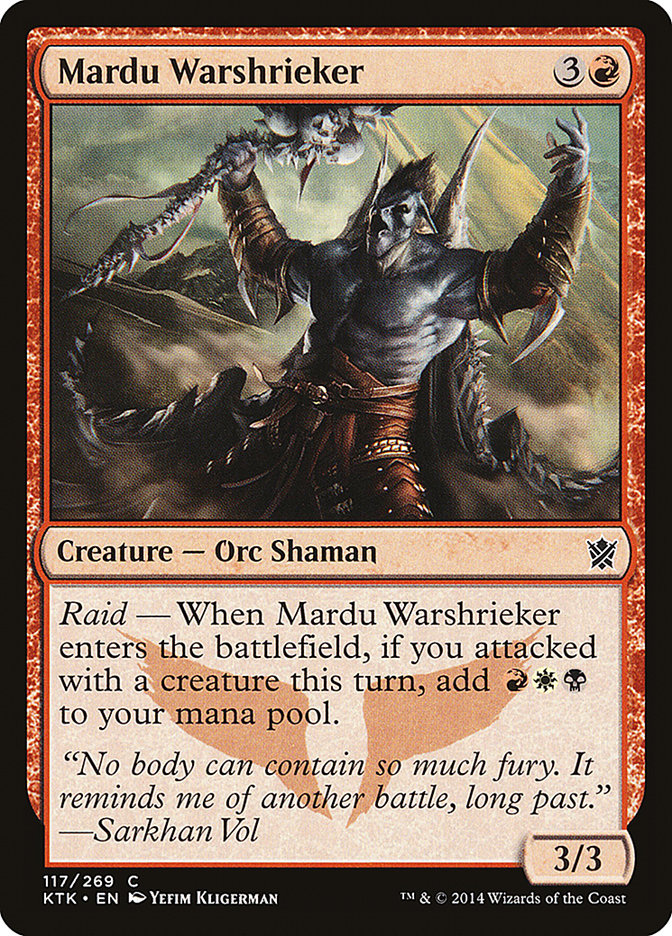 Mardu Warshrieker [Khans of Tarkir] | Clutch Gaming