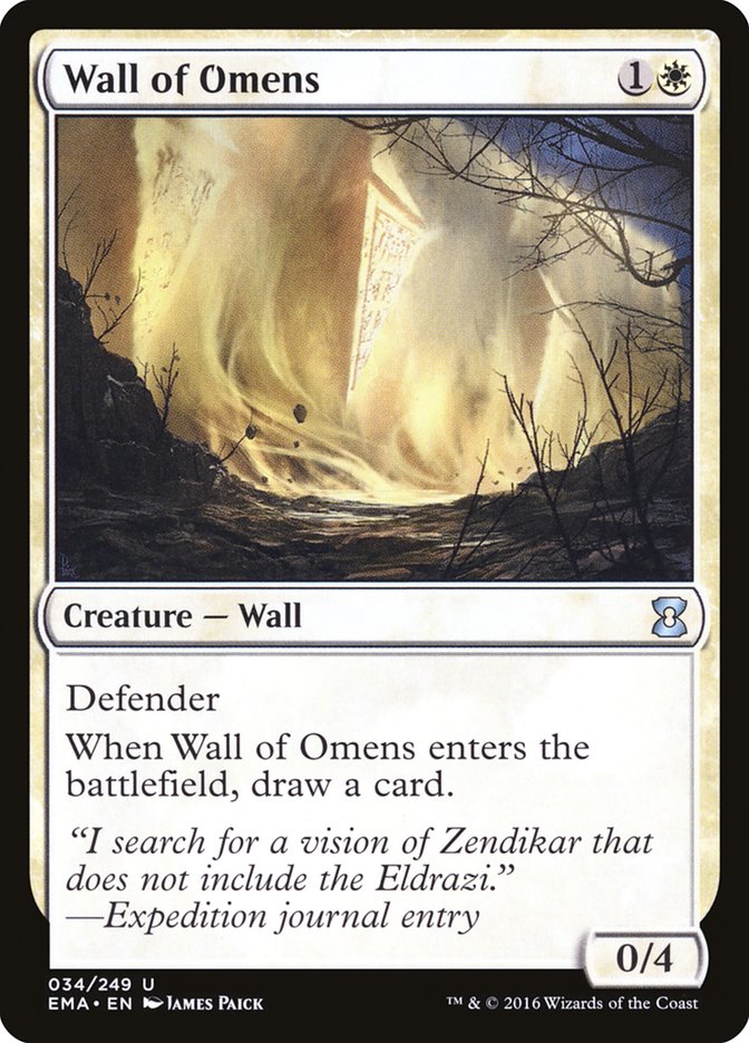 Wall of Omens [Eternal Masters] | Clutch Gaming