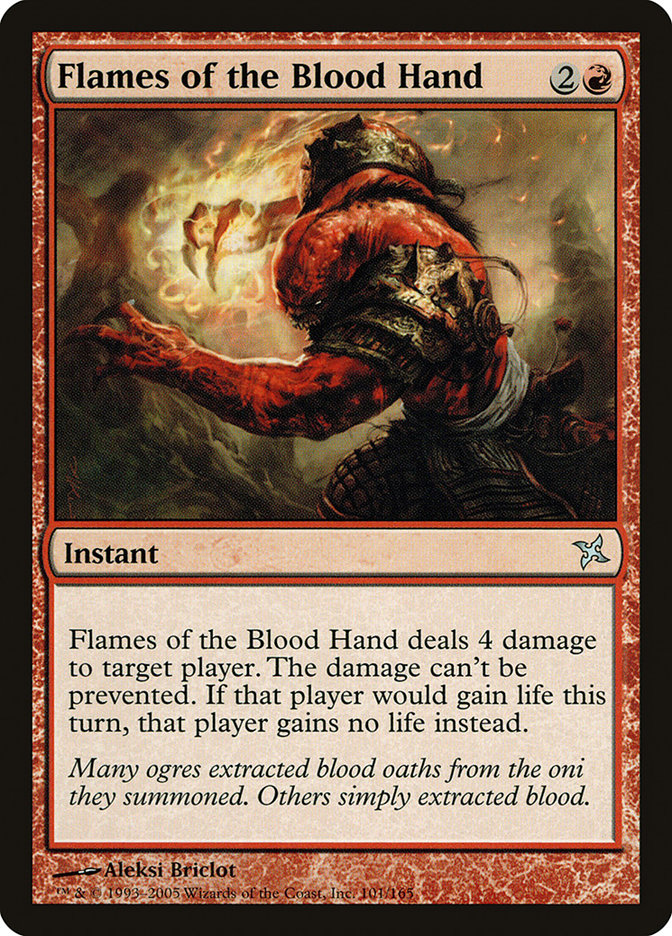 Flames of the Blood Hand [Betrayers of Kamigawa] | Clutch Gaming