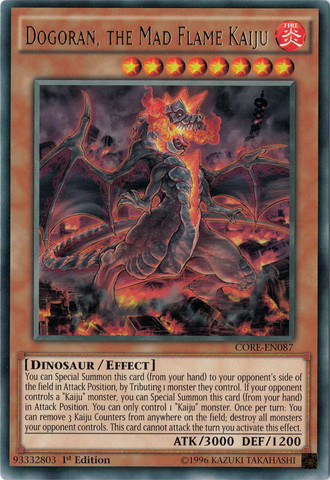 Dogoran, the Mad Flame Kaiju [CORE-EN087] Rare | Clutch Gaming