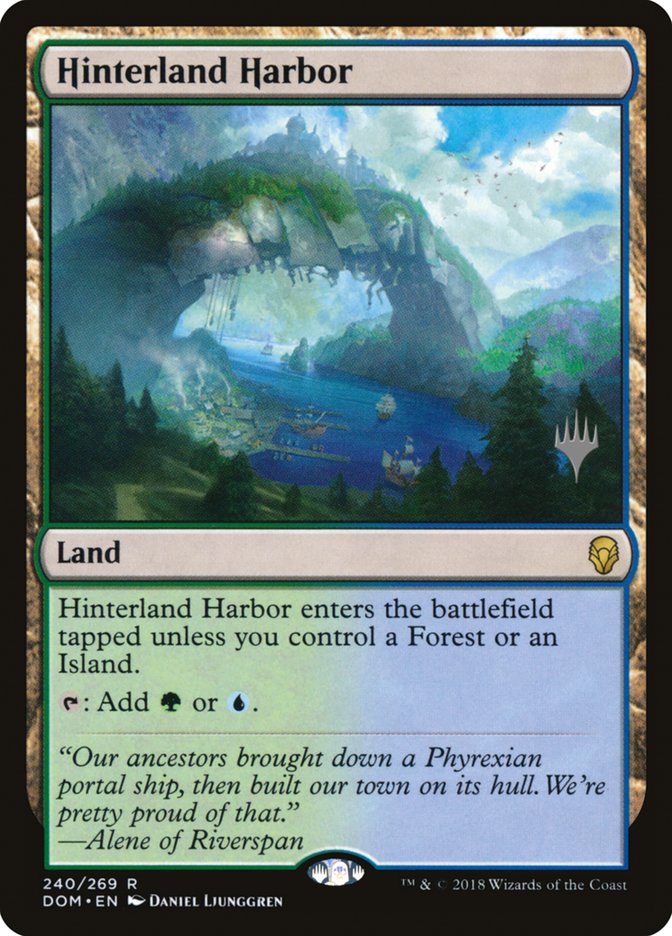 Hinterland Harbor (Promo Pack) [Dominaria Promos] | Clutch Gaming