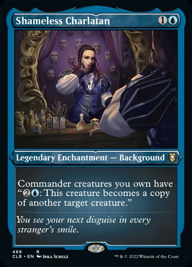 Shameless Charlatan (Foil Etched) [Commander Legends: Battle for Baldur's Gate] | Clutch Gaming