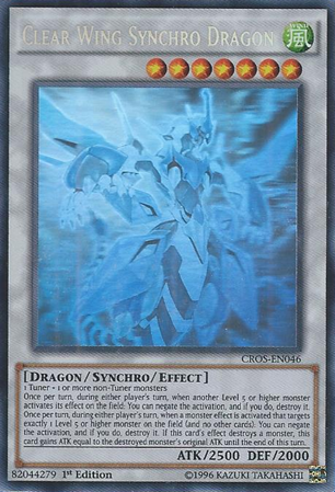 Clear Wing Synchro Dragon (Ghost Rare) [CROS-EN046] Ghost Rare | Clutch Gaming