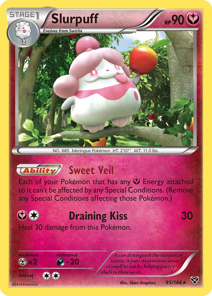 Slurpuff (95/146) (Theme Deck Exclusive) [XY: Base Set] | Clutch Gaming