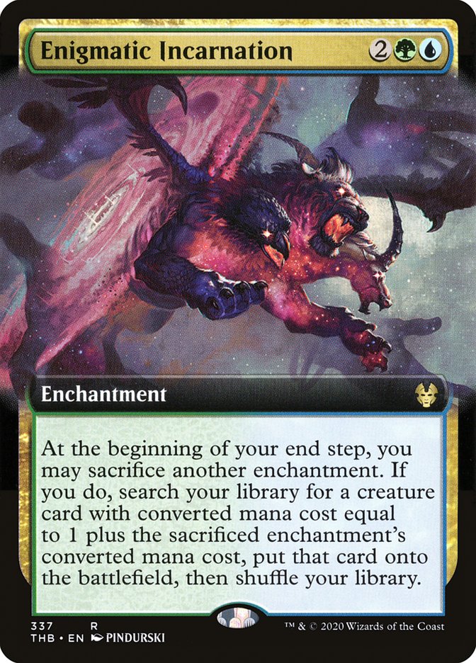 Enigmatic Incarnation (Extended Art) [Theros Beyond Death] | Clutch Gaming