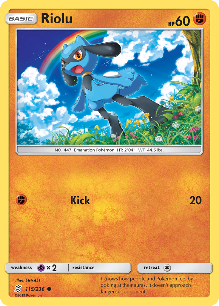 Riolu (115/236) [Sun & Moon: Unified Minds] | Clutch Gaming