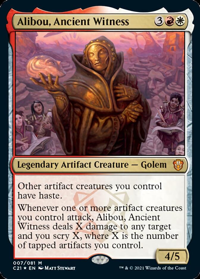 Alibou, Ancient Witness [Commander 2021] | Clutch Gaming