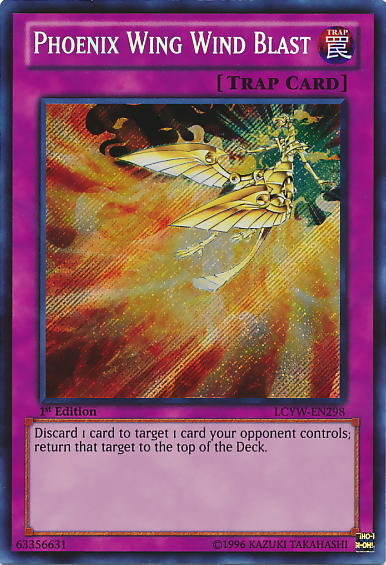 Phoenix Wing Wind Blast [LCYW-EN298] Secret Rare | Clutch Gaming