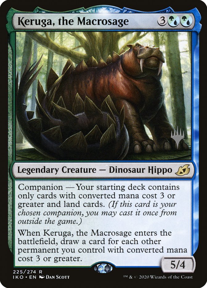 Keruga, the Macrosage (Promo Pack) [Ikoria: Lair of Behemoths Promos] | Clutch Gaming