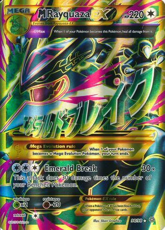 M Rayquaza EX (98/98) (Jumbo Card) [XY: Ancient Origins] | Clutch Gaming