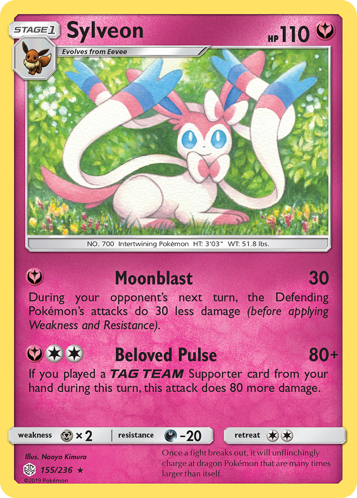 Sylveon (155/236) [Sun & Moon: Cosmic Eclipse] | Clutch Gaming