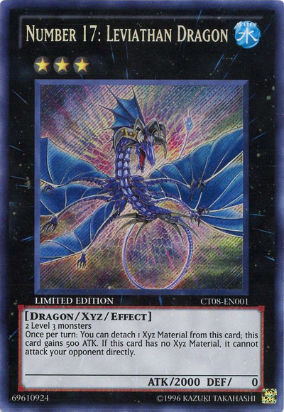 Number 17: Leviathan Dragon [CT08-EN001] Secret Rare | Clutch Gaming