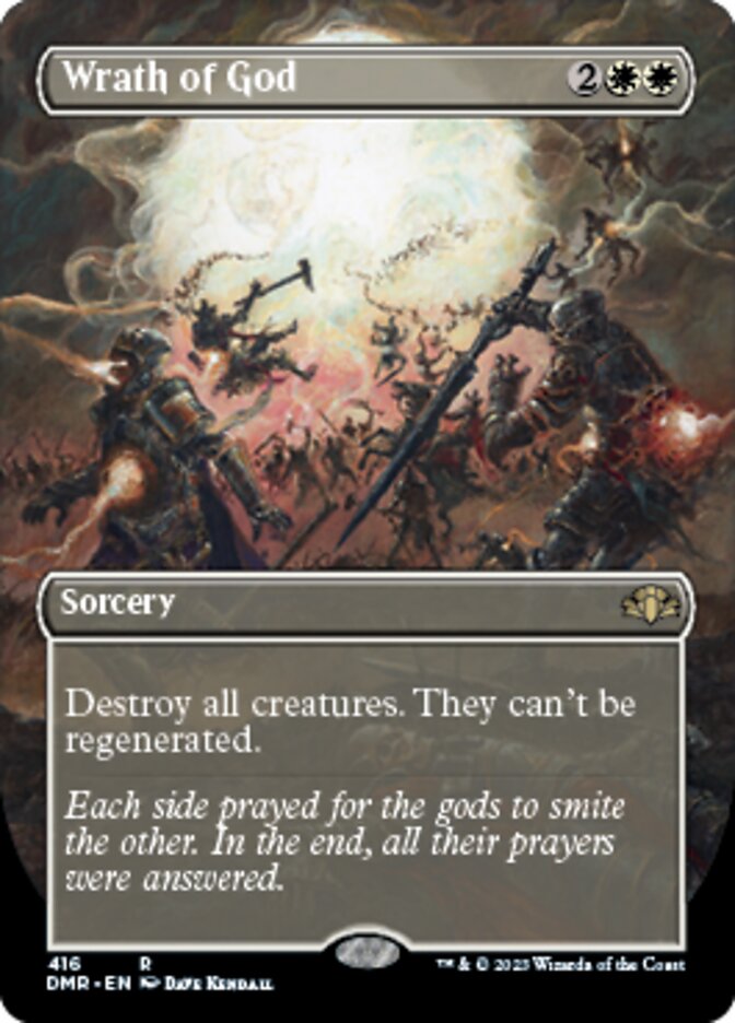 Wrath of God (Borderless Alternate Art) [Dominaria Remastered] | Clutch Gaming