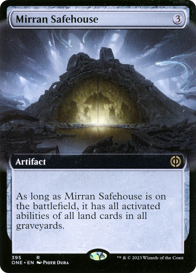 Mirran Safehouse (Extended Art) [Phyrexia: All Will Be One] | Clutch Gaming