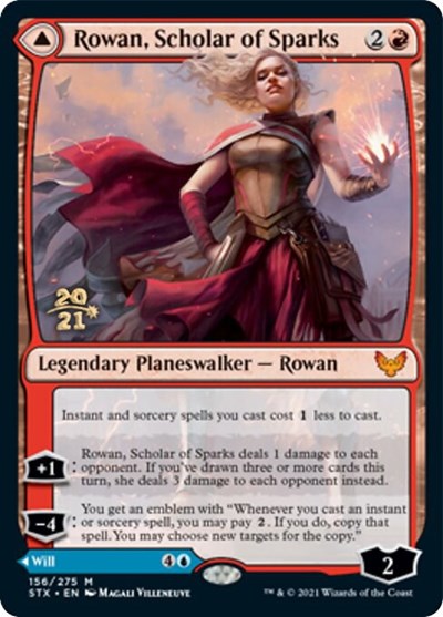 Rowan, Scholar of Sparks // Will, Scholar of Frost [Strixhaven: School of Mages Prerelease Promos] | Clutch Gaming