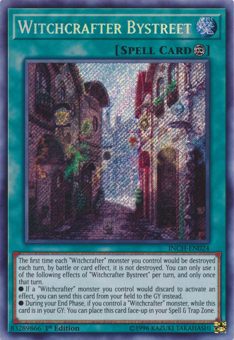 Witchcrafter Bystreet [INCH-EN024] Secret Rare | Clutch Gaming