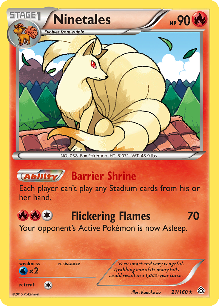 Ninetales (21/160) [XY: Primal Clash] | Clutch Gaming