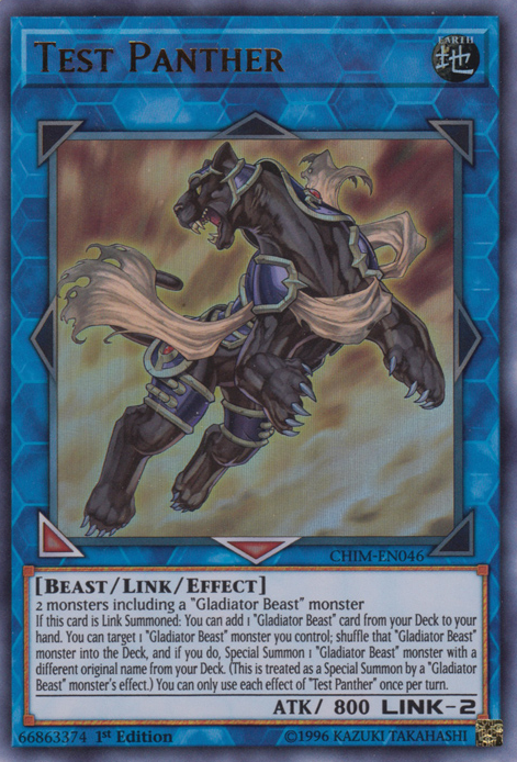 Test Panther [CHIM-EN046] Ultra Rare | Clutch Gaming