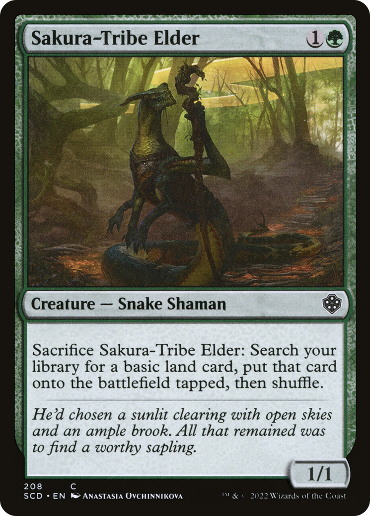 Sakura-Tribe Elder [Starter Commander Decks] | Clutch Gaming