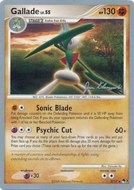 Gallade LV.55 (2/17) (Psychic Lock - Jason Klaczynski) [World Championships 2008] | Clutch Gaming