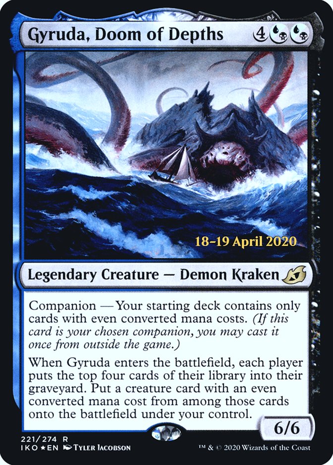 Gyruda, Doom of Depths [Ikoria: Lair of Behemoths Prerelease Promos] | Clutch Gaming