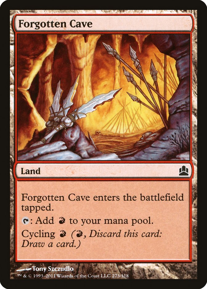 Forgotten Cave [Commander 2011] | Clutch Gaming