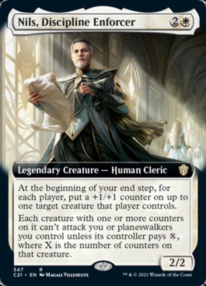 Nils, Discipline Enforcer (Extended Art) [Commander 2021] | Clutch Gaming