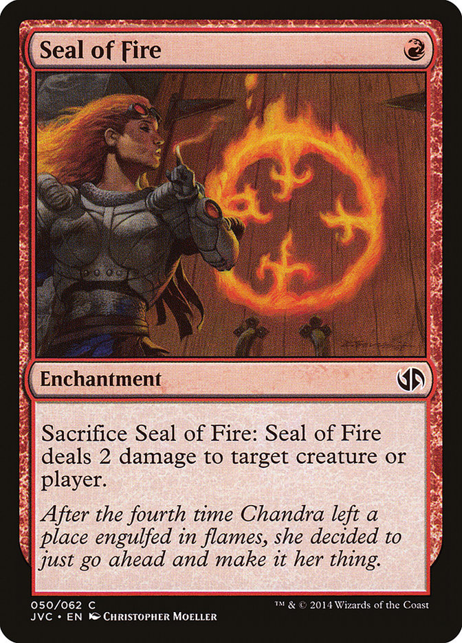 Seal of Fire [Duel Decks Anthology] | Clutch Gaming