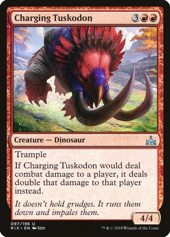 Charging Tuskodon [Rivals of Ixalan] | Clutch Gaming