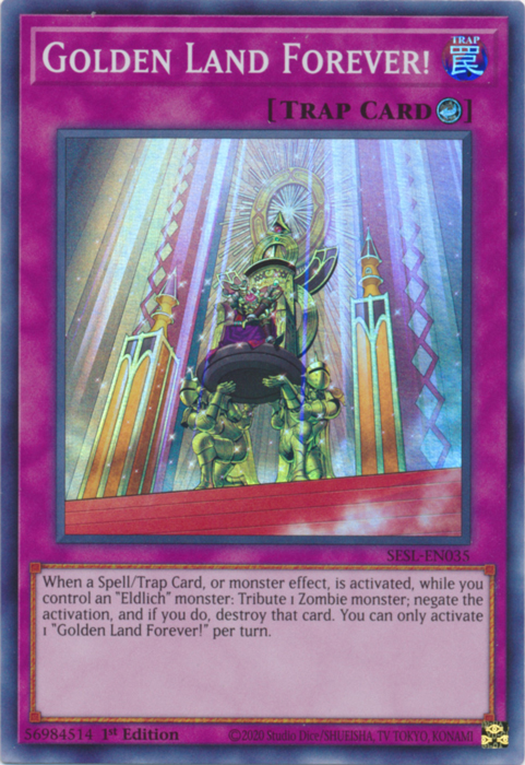 Golden Land Forever! [SESL-EN035] Super Rare | Clutch Gaming