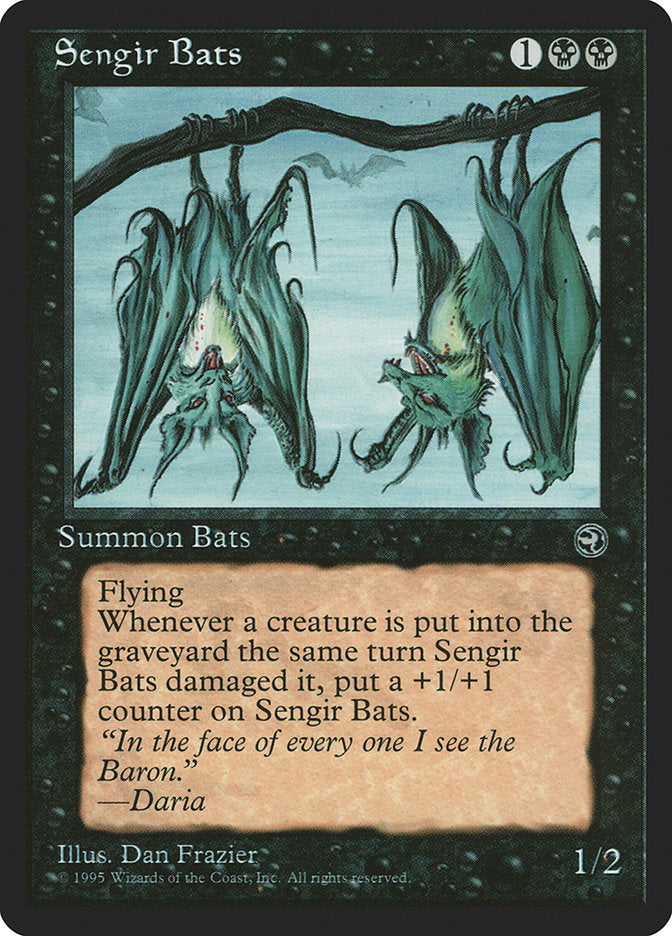 Sengir Bats (Daria Flavor Text) [Homelands] | Clutch Gaming