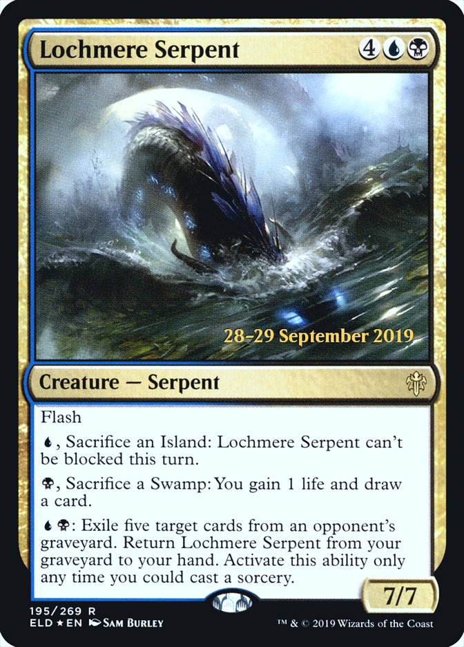 Lochmere Serpent [Throne of Eldraine Prerelease Promos] | Clutch Gaming