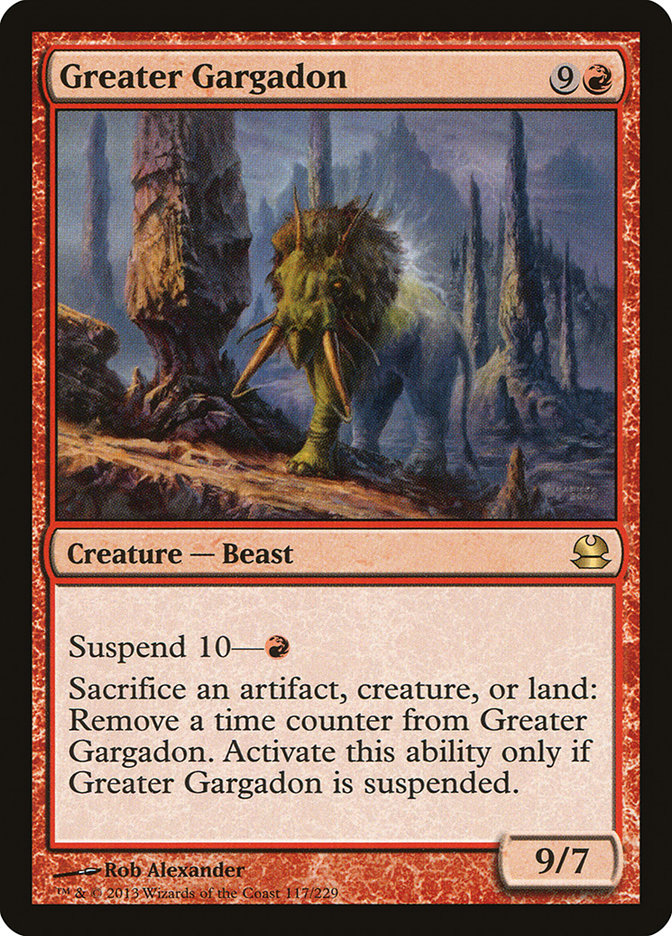 Greater Gargadon [Modern Masters] | Clutch Gaming