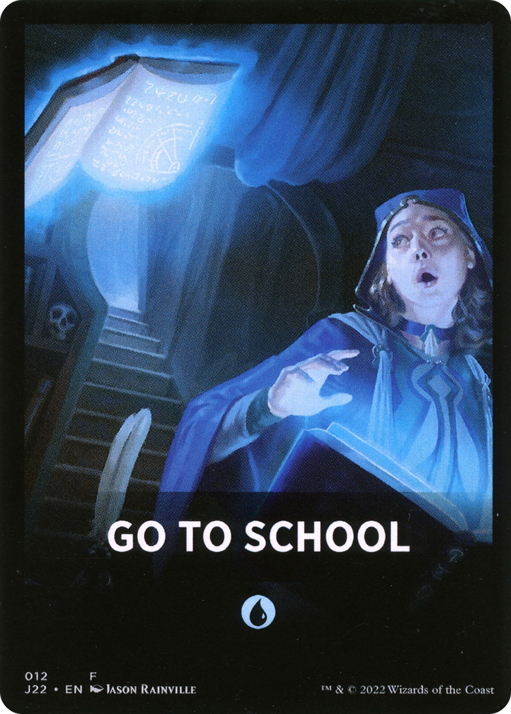 Go to School Theme Card [Jumpstart 2022 Front Cards] | Clutch Gaming